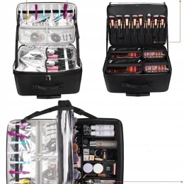 Relavel Duży Organizer Kosmetyczny na Kółkach - Walizka na Kosmetyki