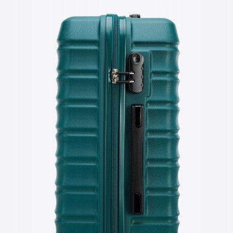 Walizka duża z ABS-u WITTCHEN 56-3A-313-85 lekka twarda wytrzymała zielona