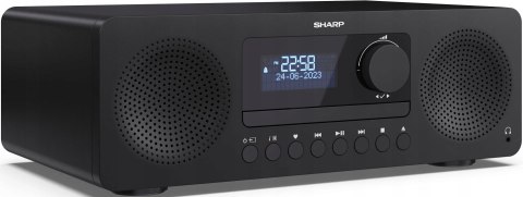 Wieża Sharp XL-B720D 2x10W CD FM MP3 DAB Bluetooth USB AUX czarny