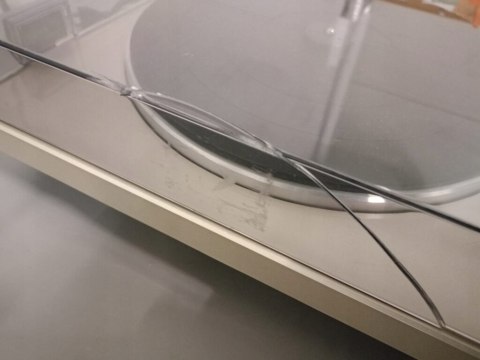 Gramofon Denon DP-300F srebrny