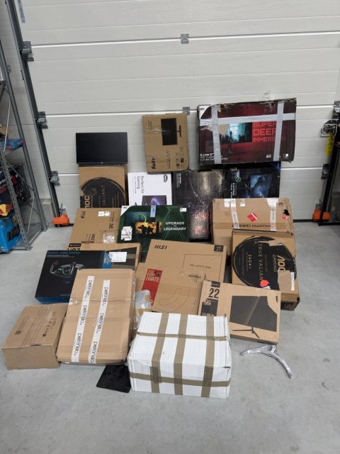 PAKIET USZKODZONYCH MONITORÓW ZE ZWROTÓW KONSUM. AOC, BENEQ I INNE