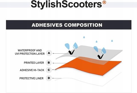 Stylish Scooters Naklejki Kamikaze