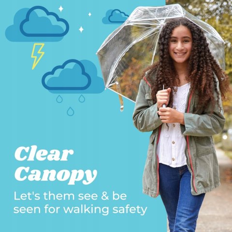 Totes parasol automatyczny bezbarwny