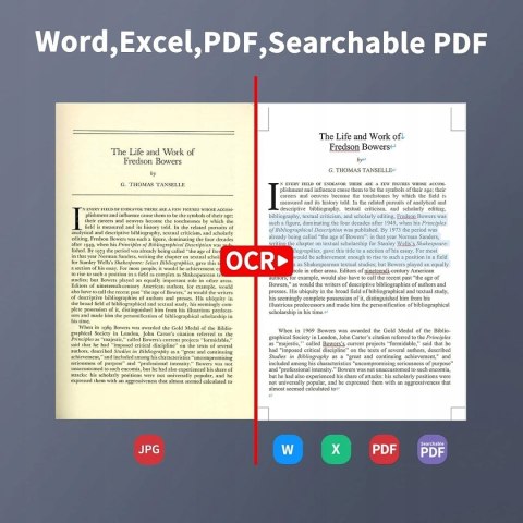 CZUR Lens 1200 Pro składany skaner do dokumentów A4 12 MPX