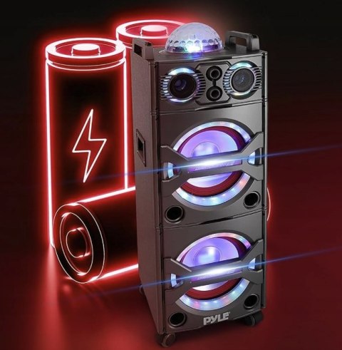 Głośnik przenośny Pyle PSUFM1043BT czarny 2000 W