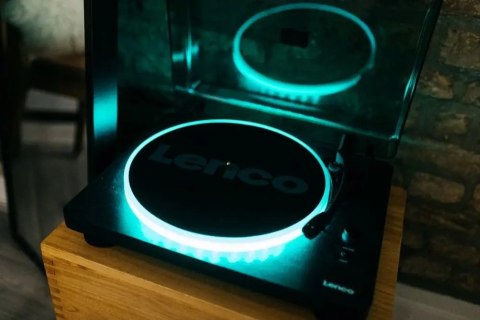 Gramofon Lenco LS-50LEDBK czarny
