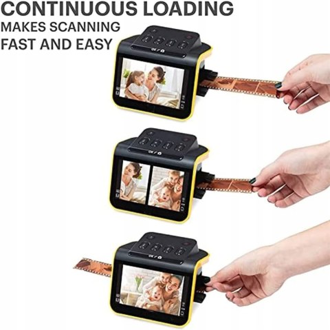 Kodak Slide N Scan RODFS50 Skaner do Filmów i Slajdów, Czarny, 5"