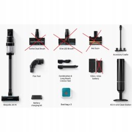 Odkurzacz Pionowy Samsung BESPOKE wifi + stacja czyszcząca VS28C97B4QK