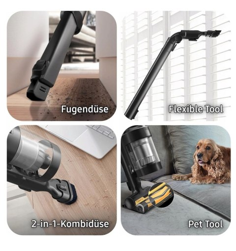 Odkurzacz Pionowy Samsung BESPOKE wifi + stacja czyszcząca VS28C97B4QK