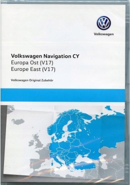 Płyta DVD MAPA RNS 510 VW SKODA NAWIGACJA WEST V17