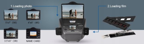 Skaner do filmów i negatywów 4 w 1 Digitnow! M122A 22 MEGAPIXELE