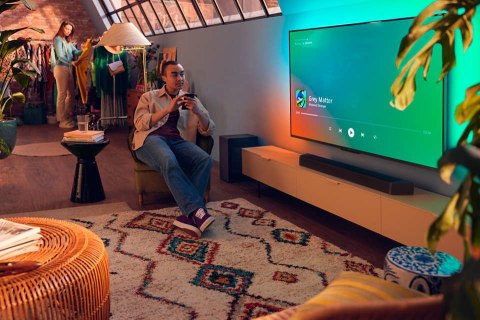 Soundbar PHILIPS TAB7908/10 5.1.2 370W Czarny