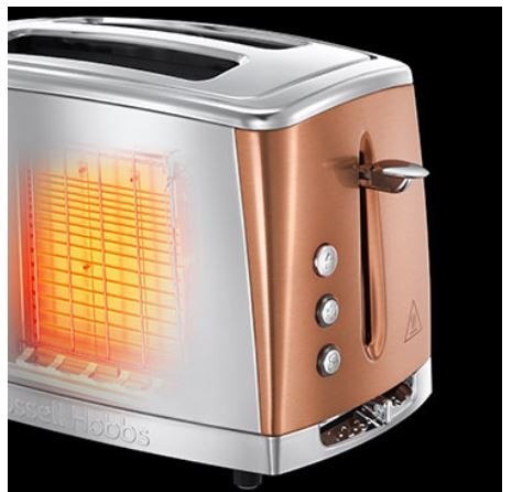 Toster Russell Hobbs 24290-56 srebrny/szary 1550 W