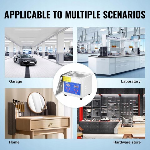 BananaB JPS-08A 1,3 l myjka ultradźwiękowa, urządzenie do czyszczenia