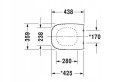 Deska sedesowa Duravit 67390000 biały duroplast