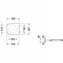 Deska sedesowa Duravit Happy D.2 biały duroplast 0064590000