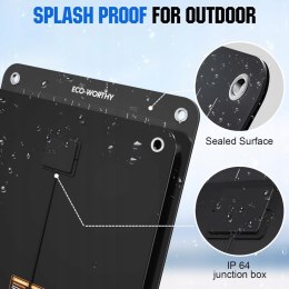 ECO-WORTHY Moduł panelu słonecznego 12 V, 10 W