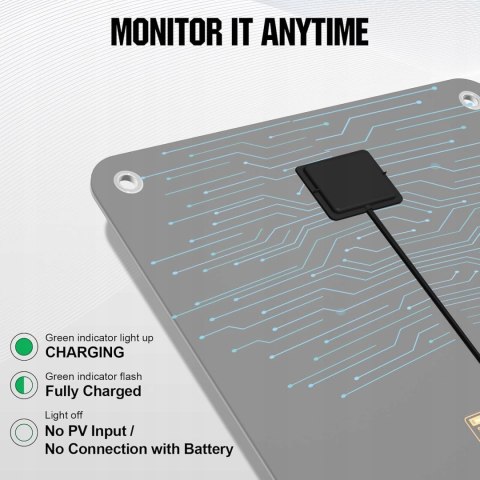 ECO-WORTHY Moduł panelu słonecznego 12 V, 10 W