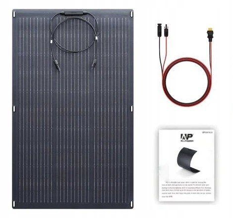 Panel solarny giętki Allpowers SF100 100W do stacji zasilania, domu kampera
