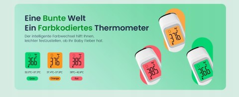 Viproud FC-IR202 TERMOMETR BEZDOTYKOWY NA PODCZERWIEŃ pamięć 35 pomiarów