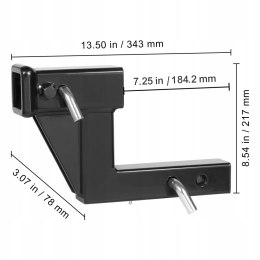 Adapter haka VEVOR LFYC07 17,78-22,86CM