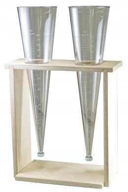 DREWNIANY STOJAK NA NACZYNIA SEDYMENTACYJNE IMHOFFA, 2 MIEJSCA