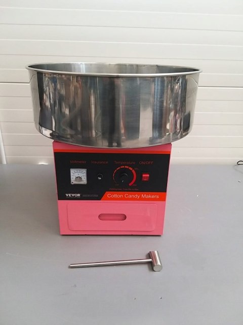 ELEKTRYCZNA MASZYNA DO WATY CUKROWEJ VEVOR 1000 W JAK NOWY