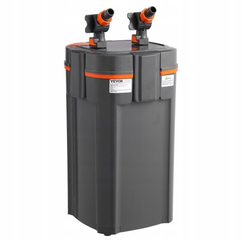 Filtr akwariowy VEVOR 528GPH Galonów Filtr Kanistrowy 25W funkcją UV
