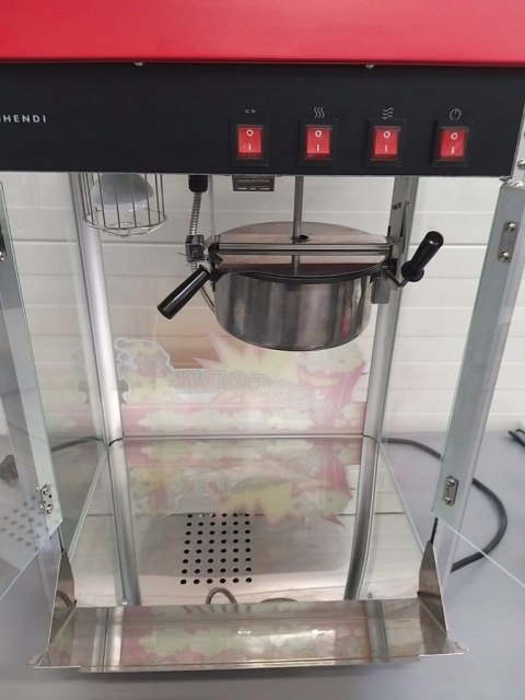 Maszyna do popcornu Hendi 282748 230V/1500W oświetlone wnętrze