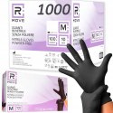 RMOVE 1000M Rękawiczki nitrylowe czarne M Bezpudrowe 1000 sztuk
