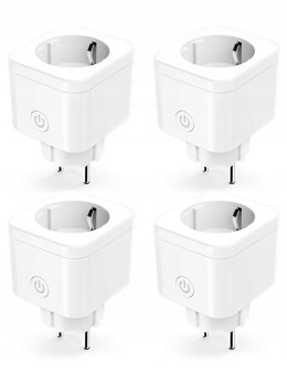 Smart Elektryczne Gniazdo WiFi Bluetooth Refoss biały 4szt Alexa Google