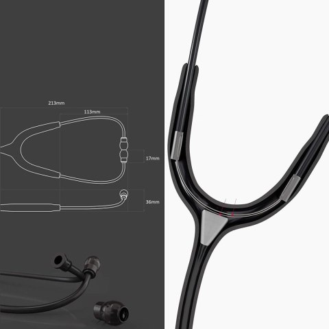 Stetoskop anestezjologiczny MDF Instruments MDF777BO czarny