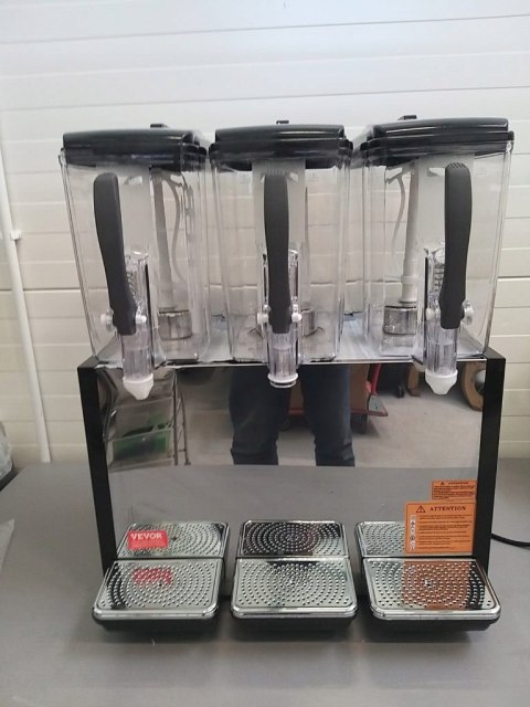 VEVOR Dozownik Napojów 370W 3x12L Do Soków Napoje Lodowe Komercyjne