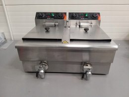 VEVOR Komercyjna frytkownica elektryczna podwójna pojemność 24 l 3000W