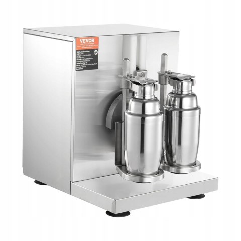 VEVOR Komercyjna maszyna do koktajli mlecznych 120 W 2x750 ml