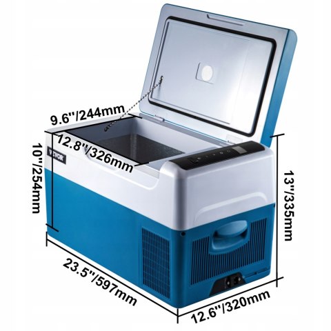 VEVOR Lodówka Samochodowa Kompresorowa 22L 12V/24V sterowanie aplikacją