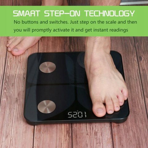 Waga łazienkowa KAMTRON FG263LB Aplikacja BT