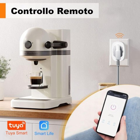 4xInteligentna wtyczka Wifi SURFOU BSD60 WŁOSKA 16A TYP L ALEXA GOOGLE HOME