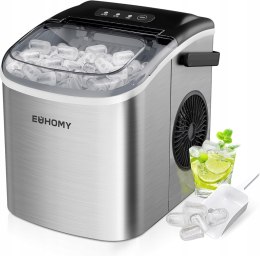 Kompaktowa kostkarka do lodu EUHOMY EU-IM06S srebrny 90 W