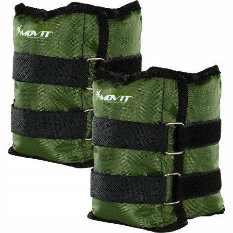 Obciążniki do ćwiczeń na rzepy Movit 2 szt. x 2,5 kg