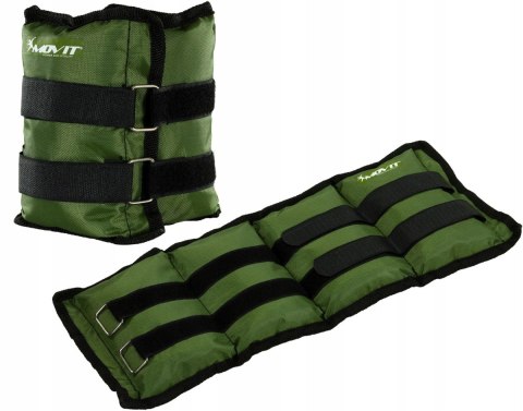 Obciążniki do ćwiczeń na rzepy Movit 2 szt. x 2,5 kg