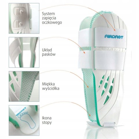 Orteza stabilizująca staw skokowy AIRCAST Air Stirrup II lewy rozm. L