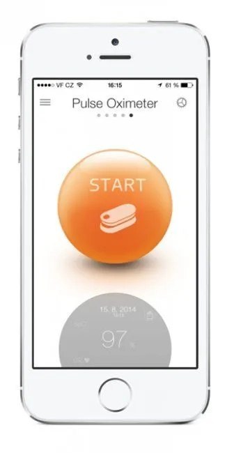 Pulsoksymetr iHealth Air (PO3m) biały