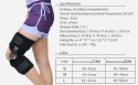 Regulowany anatomiczny stabilizator kolana z zawiasami FILFEEL rozmiar M