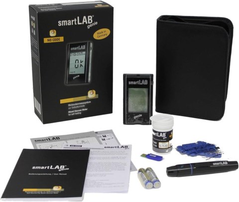 SmartLAB Genie System - glukometr z dużym wyświetlaczem, pamięć 360 wyników