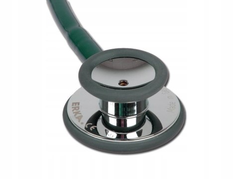 Stetoskop GIMA ERKA FINESSE LIGHT DARK GREEN chrom i mosiądz