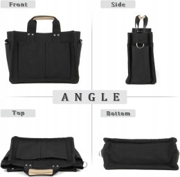 Syrads damska torba na ramię o dużej pojemności Crossbody