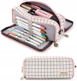 TOYESS PIÓRNIK SZKOLNY 3 KOMORY ZAMEK SASZETKA NA AKCESORIA LEKKI