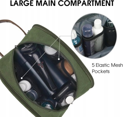 WANDF podróżna kosmetyczka dla mężczyzn WANDF wisząca