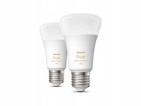 Żarówki Philips Hue White ambiance E27 806 lm 9 W 2 szt.